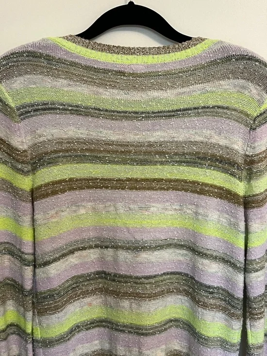 Anthropologie Pilcro Darby Stripe Summer Sweater Medium - Picture 9 of 13